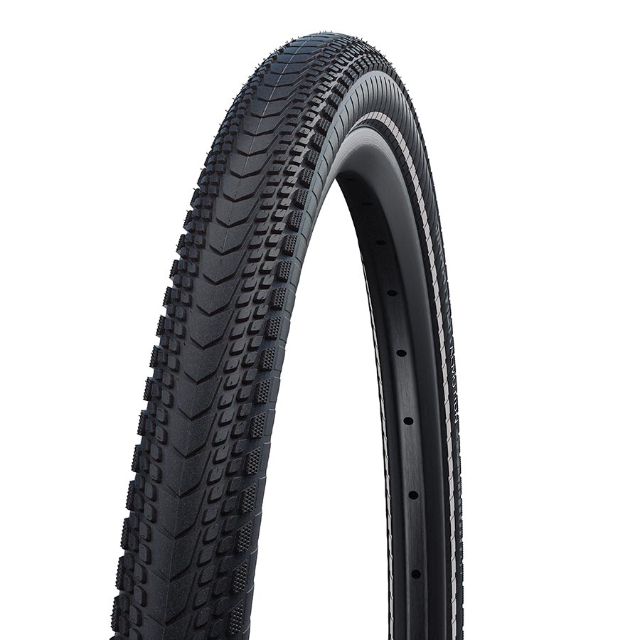 Schwalbe Marathon Almotion Tire - 700 x 38 Clincher Folding BLK/Reflective Evolution Line V-Guard
