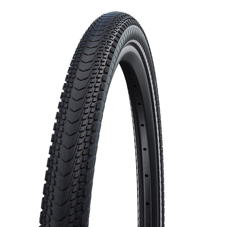 Schwalbe Marathon Almotion Tire - 700 x 38 Clincher Folding BLK/Reflective Evolution Line V-Guard