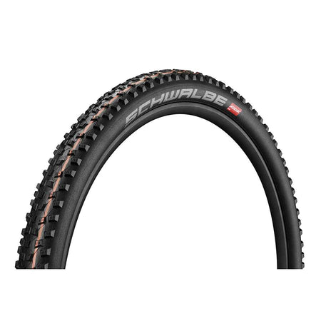 Schwalbe Rocket Ron Addix Tire 29''x2.25 Folding Tubeless Ready Addix Performance TwinSkin 67TPI Black