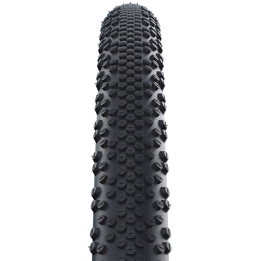 Schwalbe G-One Bite Tire - 700 x 38 Tubeless Folding BLK/Bronze Performance Line Race Guard Addix