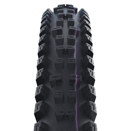 Schwalbe Tacky Chan Tire - 29 x 2.40 Tubeless Folding BLK Evolution Line Super Trail Addix Ultra Soft E-50