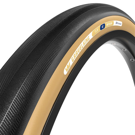 Panaracer GravelKing Slick Tire - 700 x 26 Clincher Folding Black/Brown