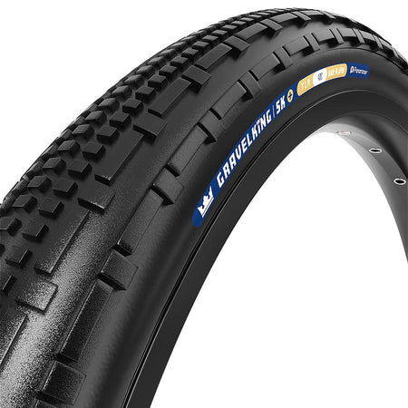 Panaracer GravelKing SK Plus Tire - 650b x 48 / 27.5 x 1.90 Tubeless Folding BLK