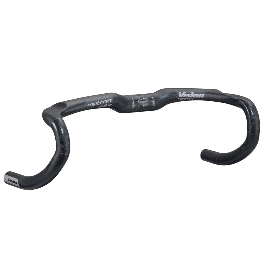 Vision Metron 4D Drop Handlebar - Carbon 31.8mm 40cm Black