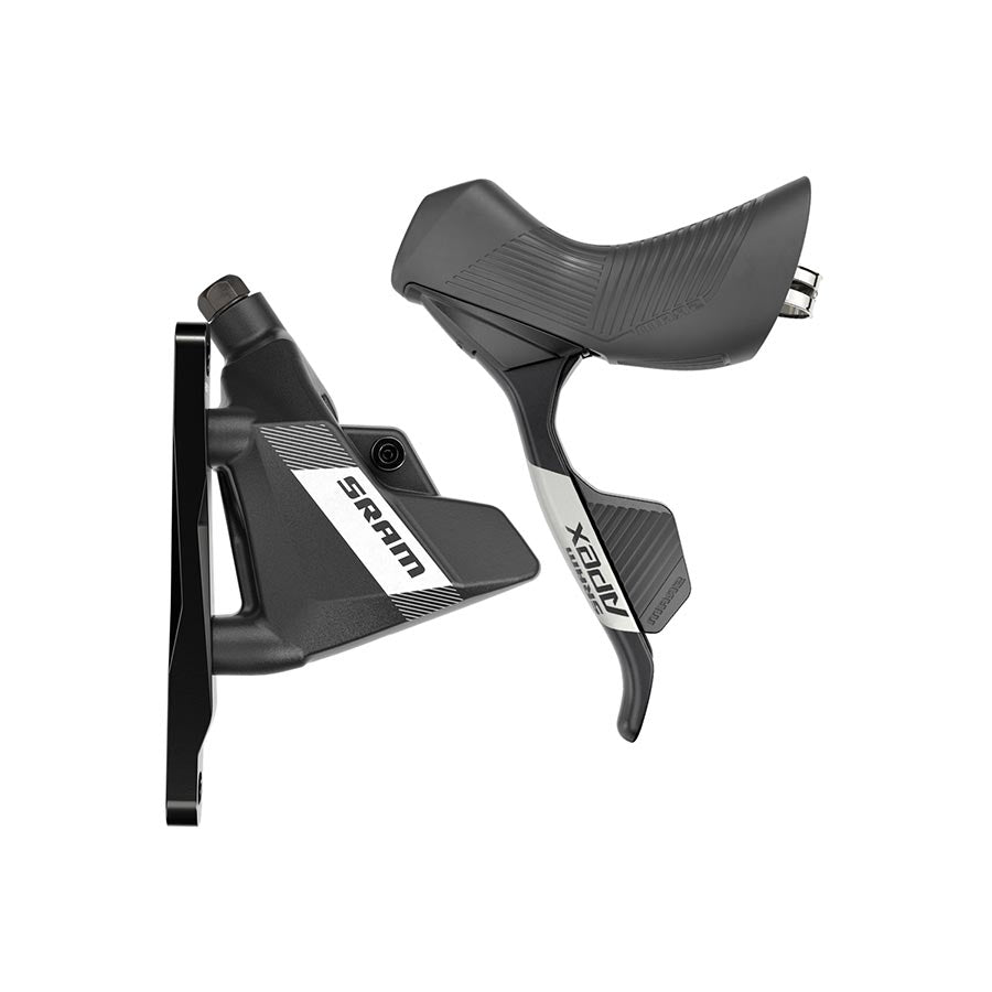 SRAM Apex AXS eTap Shift/Brake Lever Hydraulic Disc Brake Caliper - Left/Front 12-Speed Flat Mount 20mm Offset BLK D1