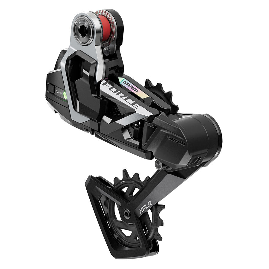 SRAM Force XPLR AXS Rear Derailleur - For Force XPLR 1x 13-Speed 46t Max UDH Hangerless Battery Not Included BLK/Silver E1
