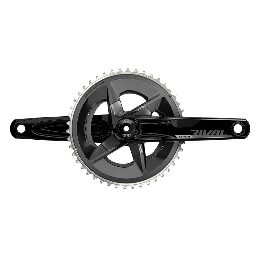 SRAM Rival AXS Crankset - 172.5mm 12-Speed 46/33t 107 BCD DUB Spindle Interface BLK D1