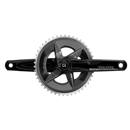 SRAM Rival AXS Crankset Quarq Power Meter - 175mm 12-Speed 46/33t Yaw 107 BCD DUB Spindle Interface BLK D1