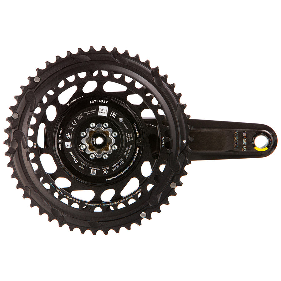 SRAM Force AXS Power Meter Crankset - 172.5mm 12-Speed 50/37t Thread Mount 8-Bolt PM Spider DUB Spindle Carbon E1