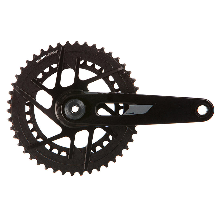 SRAM Rival AXS Power Meter Crankset - 175mm 12-Speed 46/33t 8-Bolt Direct Mount DUB PM Spindle BLK E1