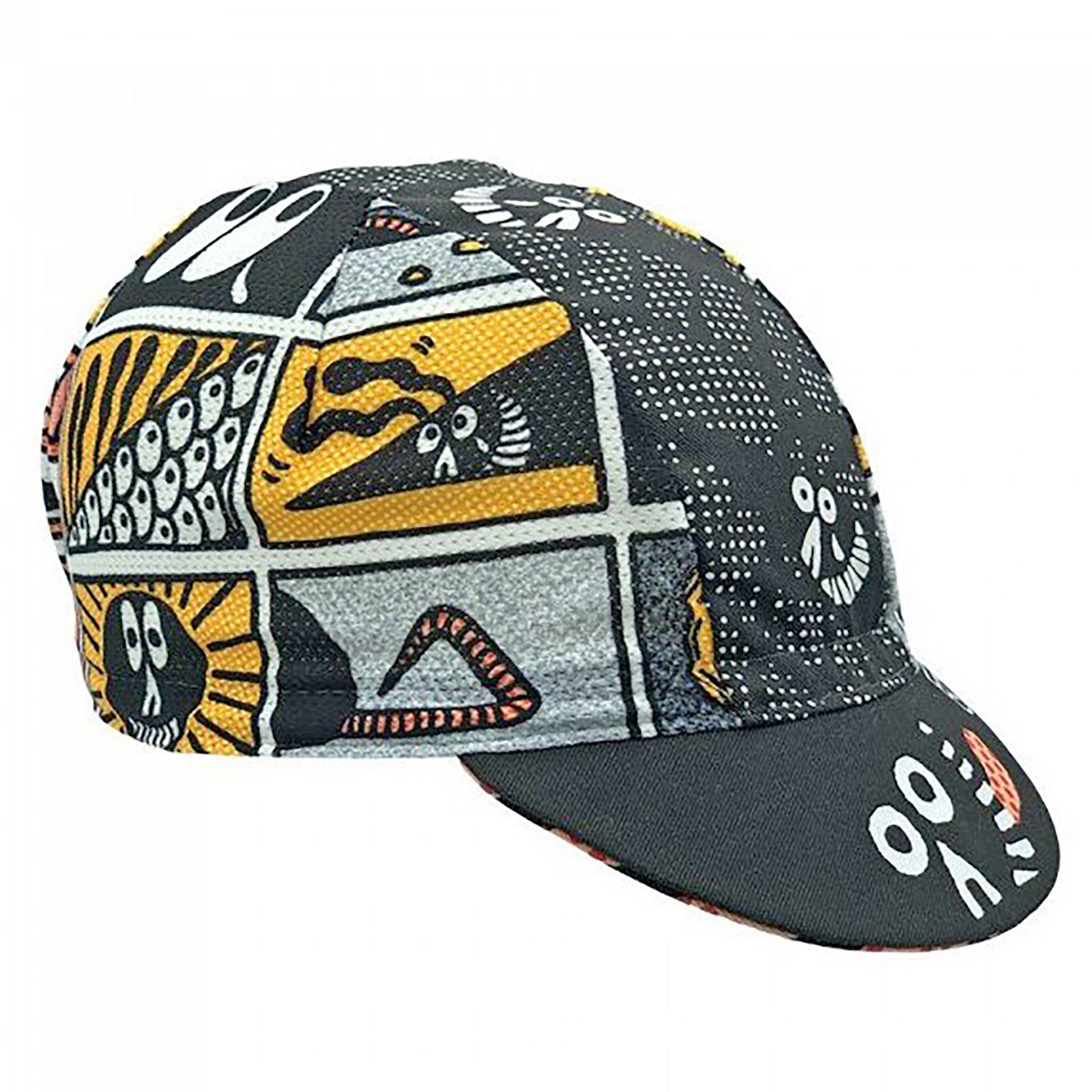 Cinelli Cycling Cap Barton Art Alley Mouse black