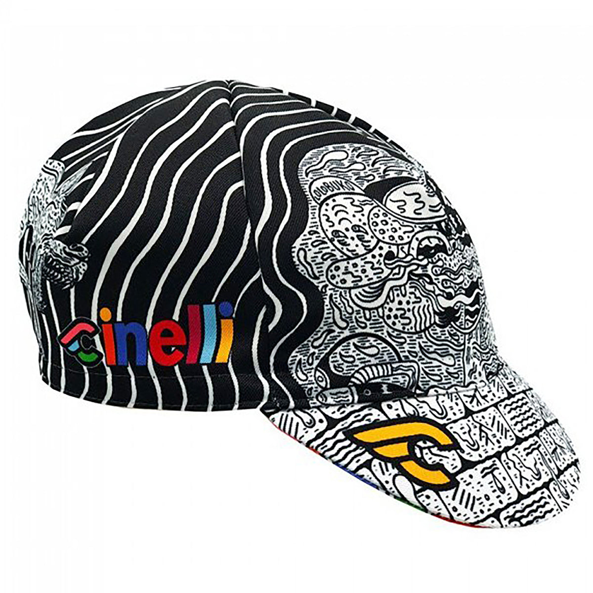 Cinelli Cycling Cap Louie CorderoArt Lolobuko