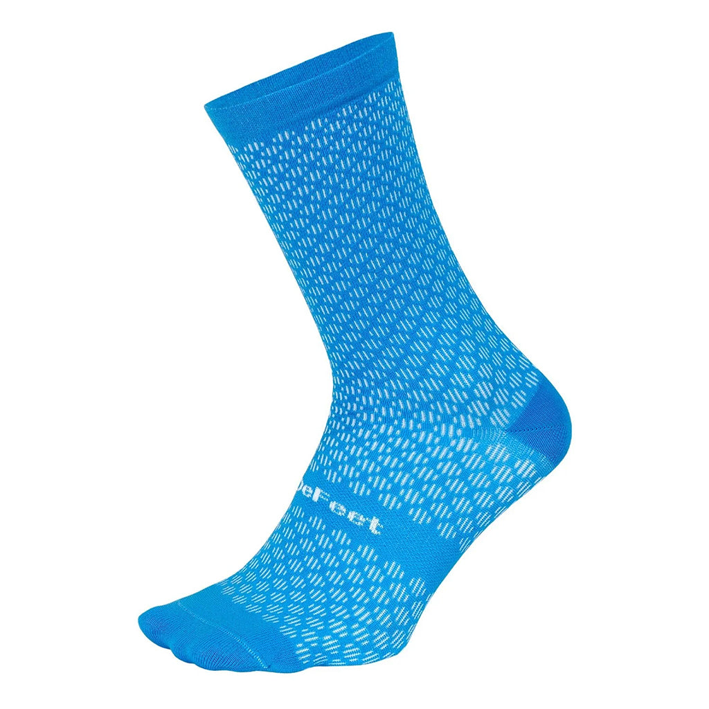 DeFeet Evo Mount Ventoux 6" Socks 9.5-11.5 Blue