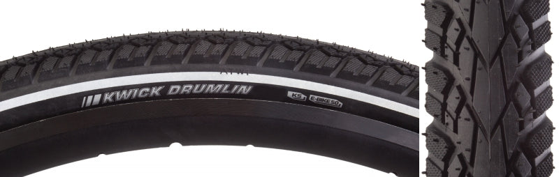 Kenda Kwick Drumlin Tire - 700 x 42 Clincher Wire BLK/Reflective K-Shield SRC E-50