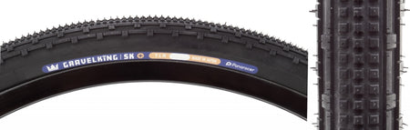 Panaracer GravelKing SK Plus Tire - 700 x 30 Tubeless Folding Black