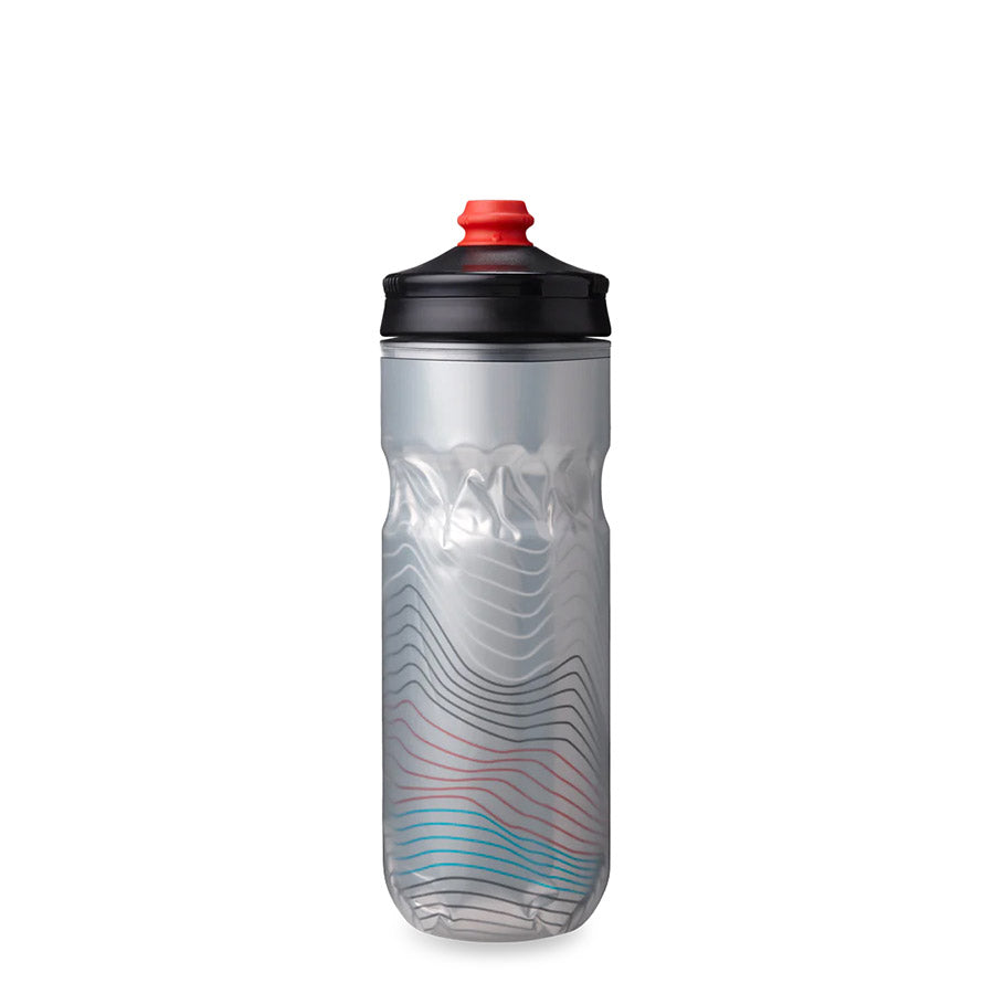 Hydrapak Polar Surge Ascent Insulated Water Bottle - 20oz Silver