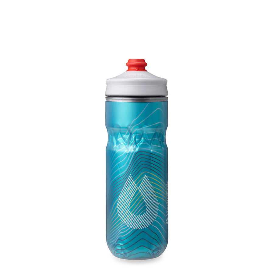 Hydrapak Polar Surge Ascent Insulated Water Bottle - 20oz Blue