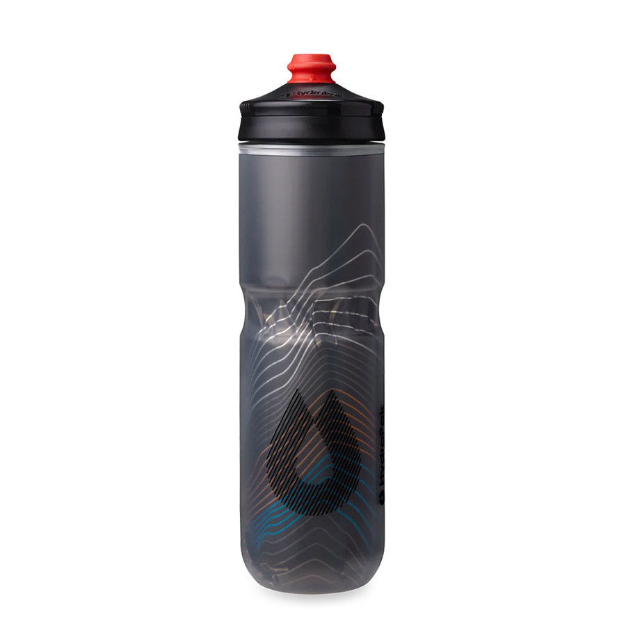 Hydrapak Polar Surge Ascent Insulated Water Bottle - 24oz Black
