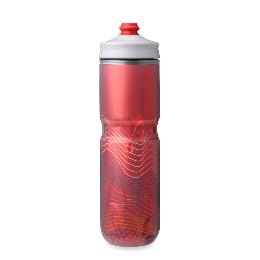 Hydrapak Polar Surge Ascent Insulated Water Bottle - 24oz Red