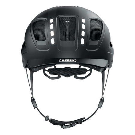 Abus Hyban 2.0 LED Helmet - Signal Black Medium