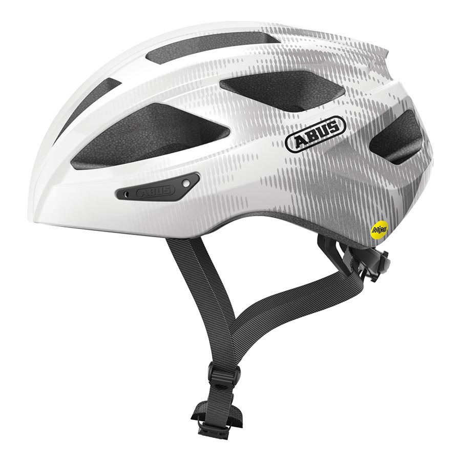 Abus Macator MIPS Helmet - White Silver Small