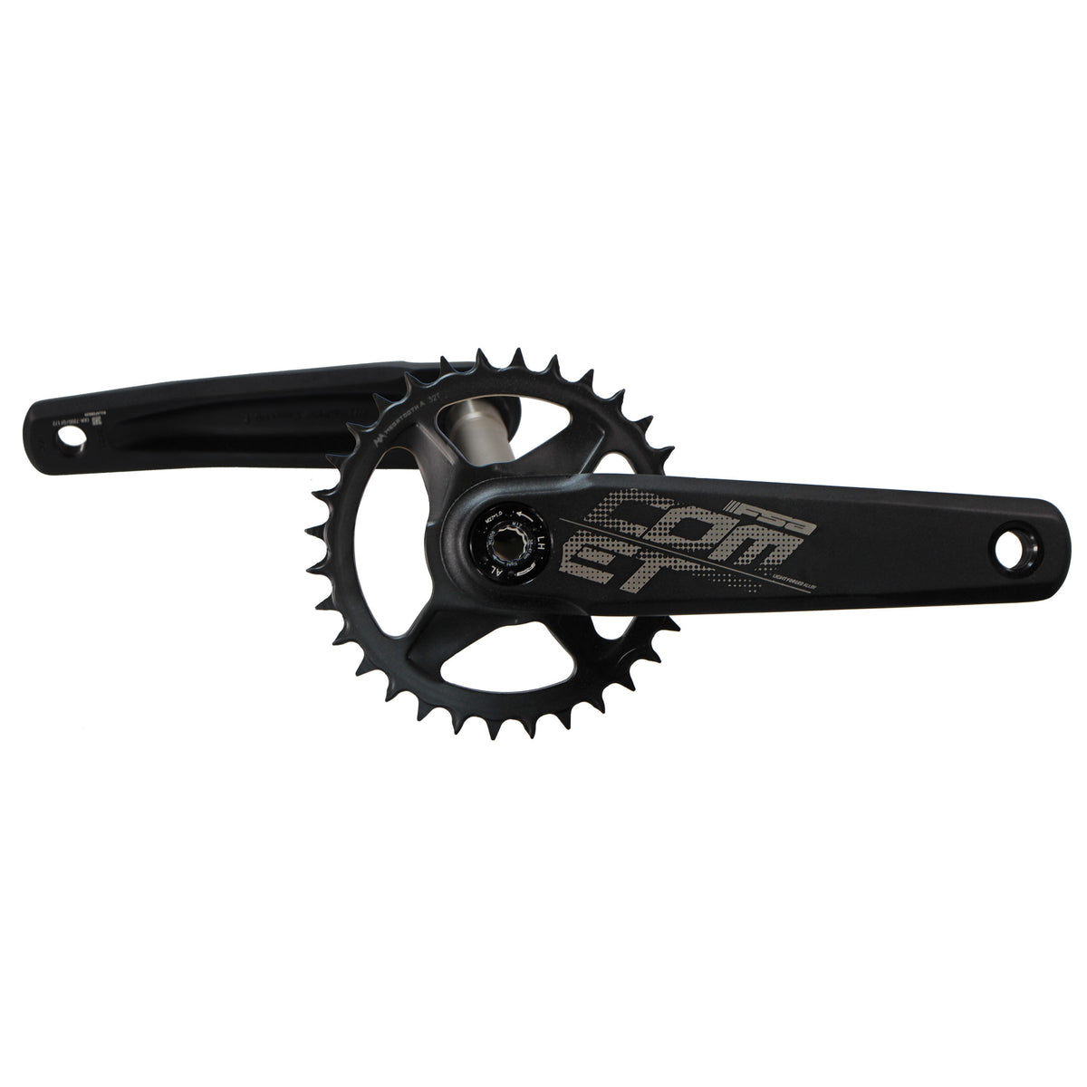 Full Speed Ahead Comet Modular Crankset - 175mm 11/12-Speed 32t Direct Mount Full Speed Ahead MegaExo Spindle Interface BLK