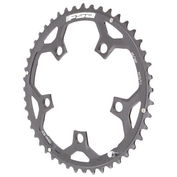 Full Speed Ahead Pro Road Chainring - 46t 110 BCD Aluminum N11 Black