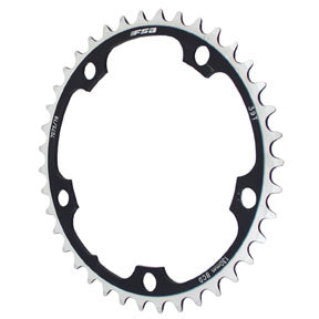 Full Speed Ahead Pro Road Triple Chainring - 39t 130 BCD Aluminum S-10 Black