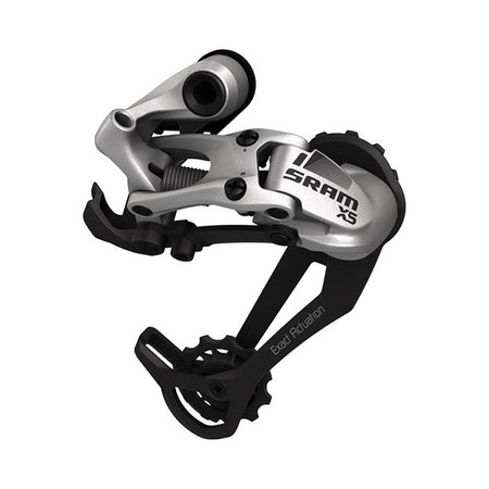 SRAM X5 Rear Derailleur - 9 Speed Long Cage Silver