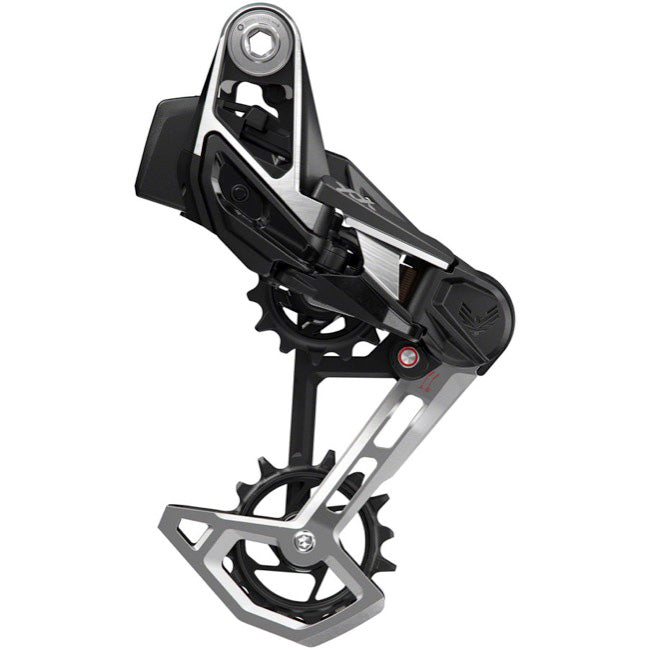SRAM XX Eagle T-Type AXS Rear Derailleur - 12-Speed 52t Max Battery Not Included UDH Hangerless Aluminum Cage BLK/Silver
