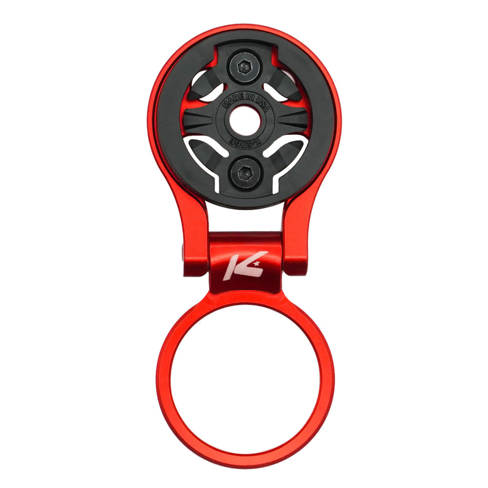 K-Edge Garmin Race Stem Mount Adjustable Red Anodized
