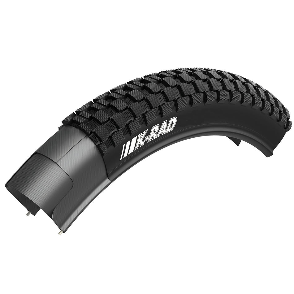 Kenda K-Rad Tire - 24 x 1.95 Clincher Wire Black