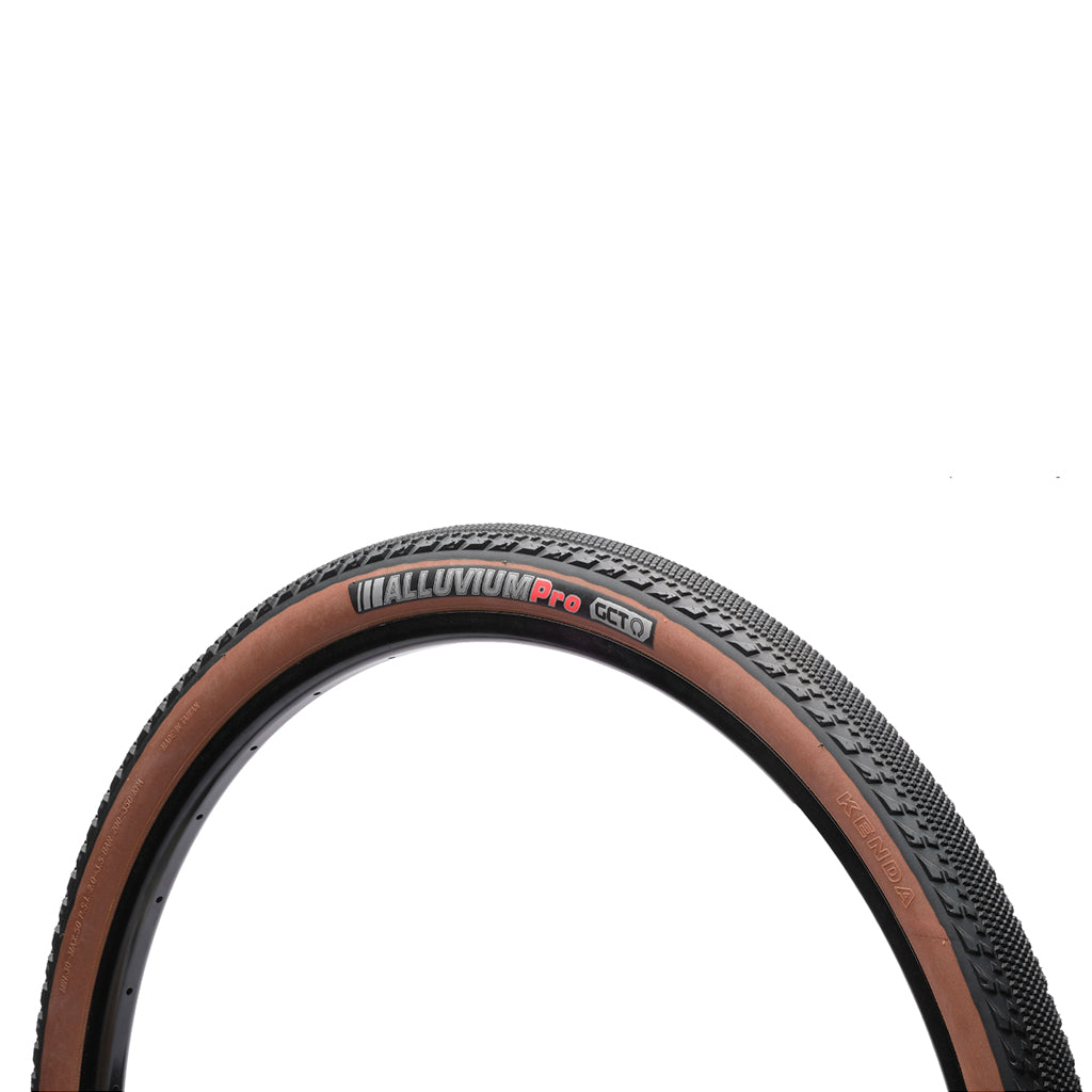 Kenda Alluvium Pro Tire - 700 x 40 Tubeless Folding Coffee Sidewall 120tpi GCT