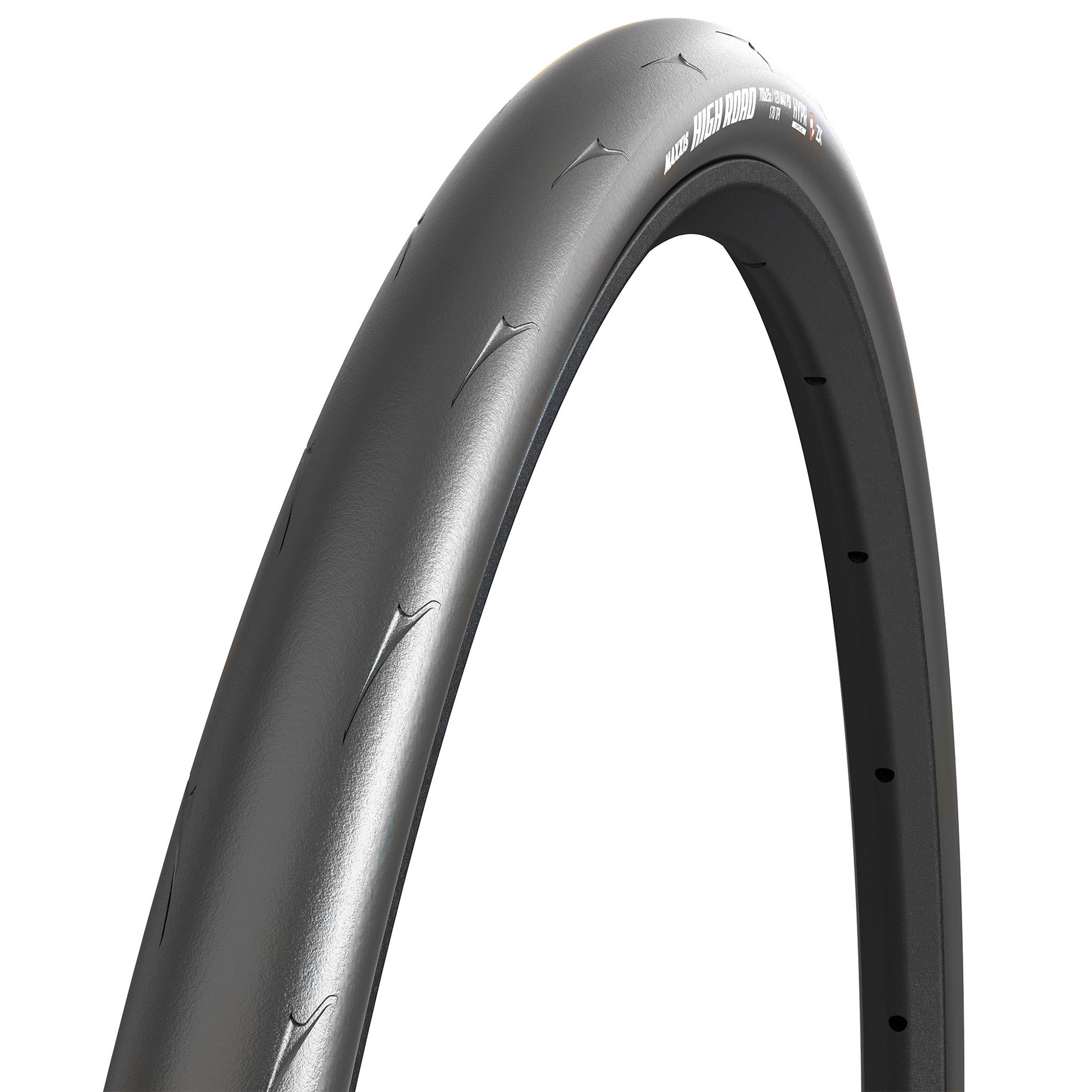 Maxxis High Road Tire - 700 x 28 Tubeless Folding BLK HYPR K2 Protection ONE70