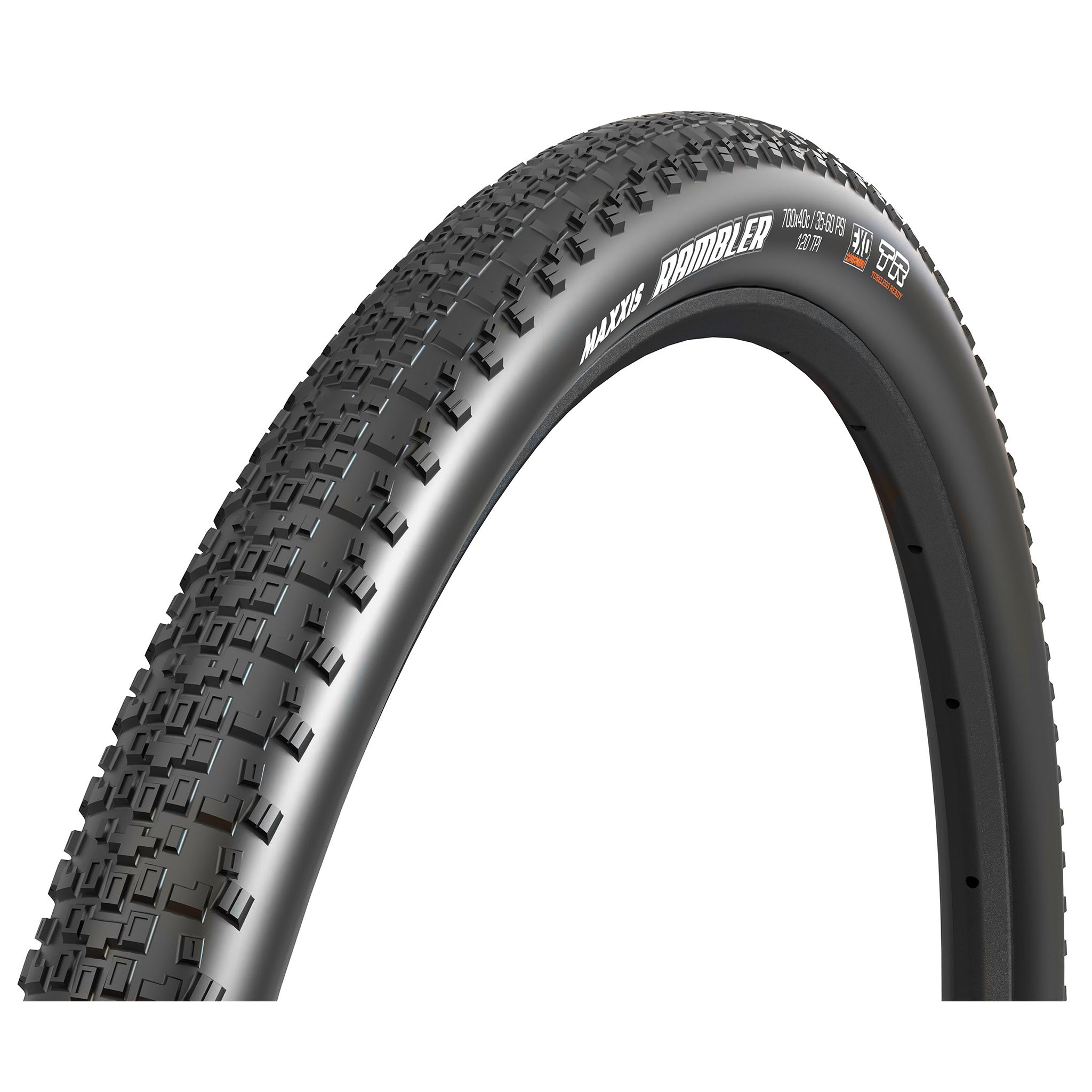 Maxxis Rambler Tire - 700 x 40 Tubeless Folding Black Dual EXO