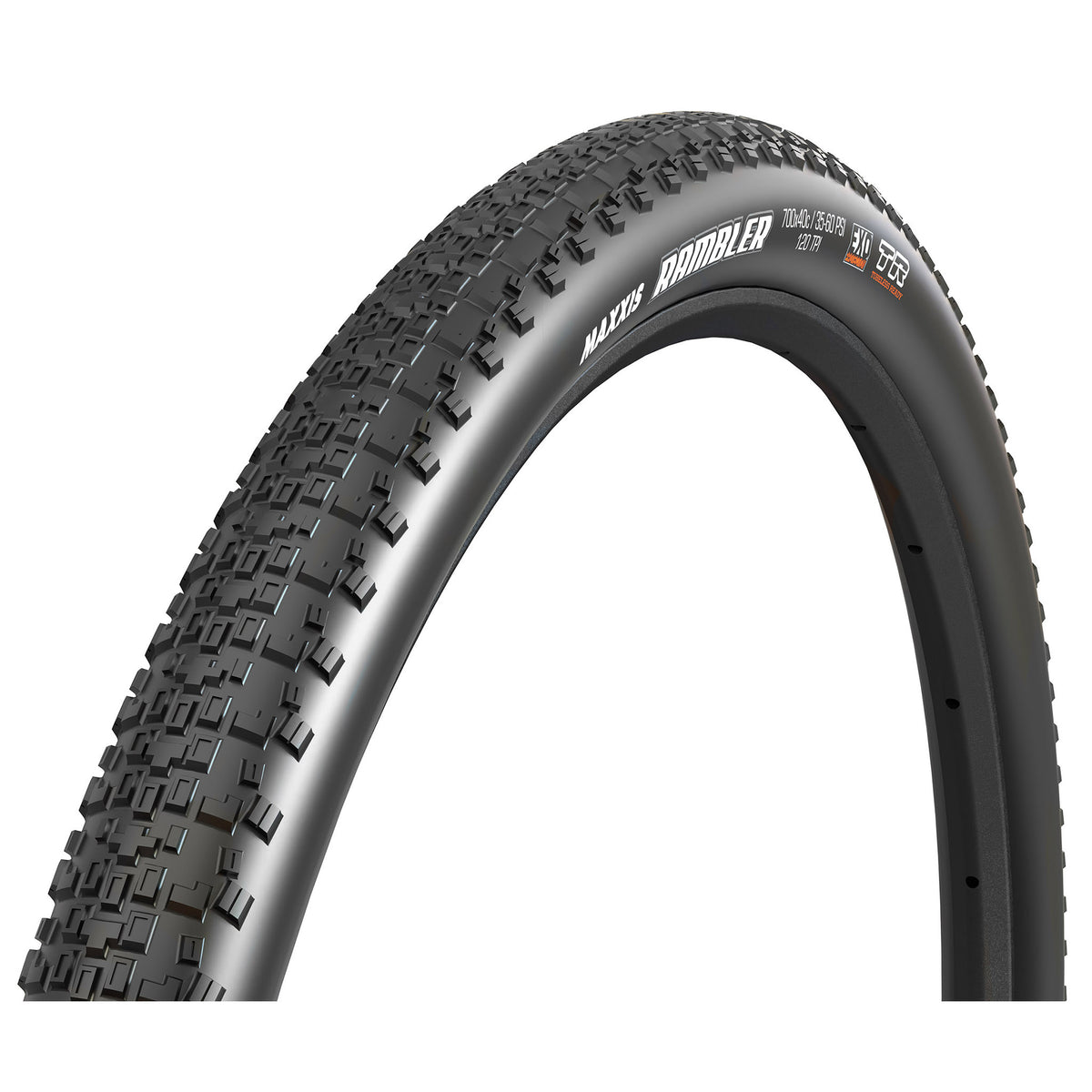 Maxxis Rambler Tire - 700 x 40 Tubeless Folding Black Dual SilkShield