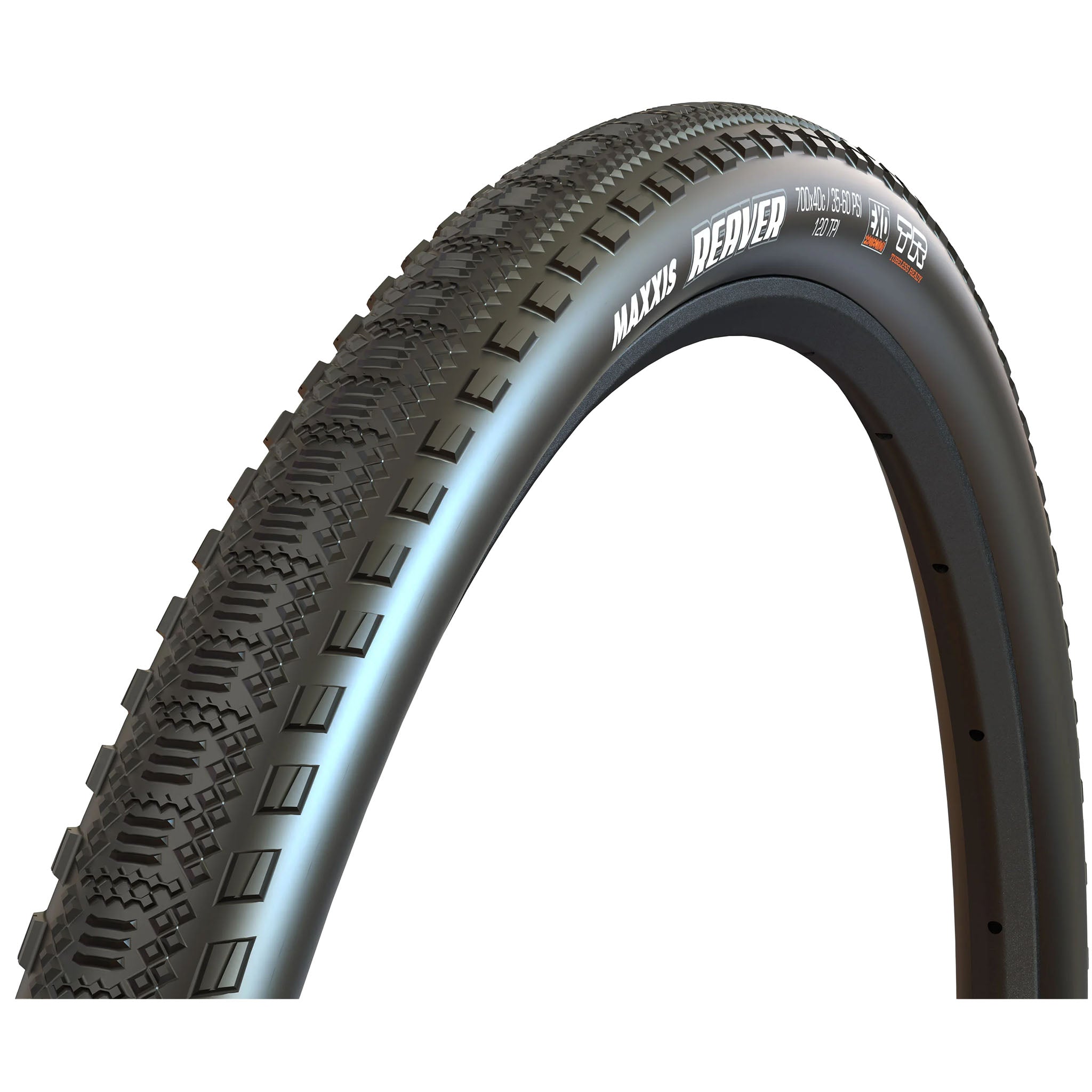 Maxxis Reaver Tire - 700 x 45 Tubeless Folding Black HYPR-X EXO