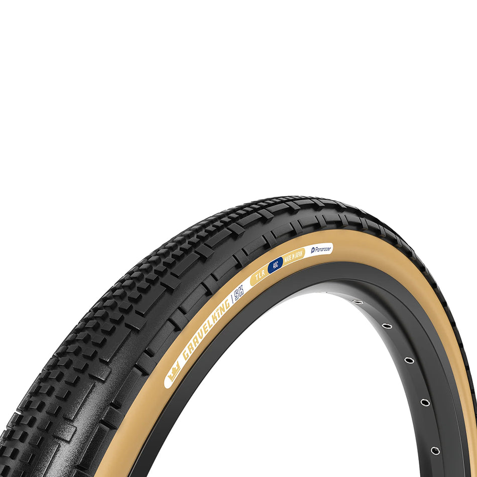 Panaracer GravelKing SK Tire - 26 x 2.10 Tubeless Folding Black/Brown