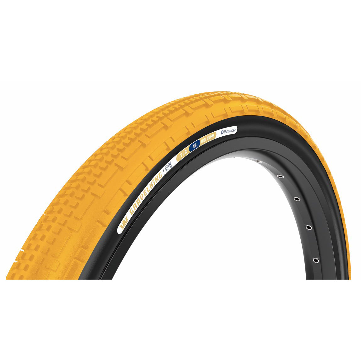 Panaracer GravelKing SK Tire - 700 x 40 Tubeless Folding Honey Butter/Black
