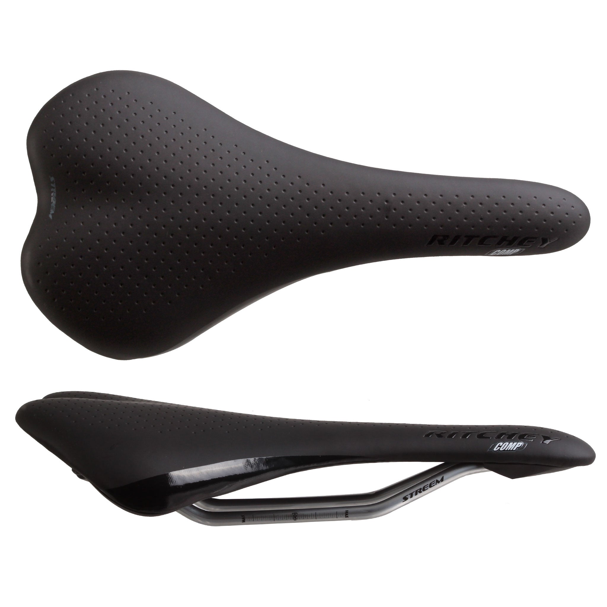 Ritchey Comp Streem Saddle - Chromoly Black 145mm