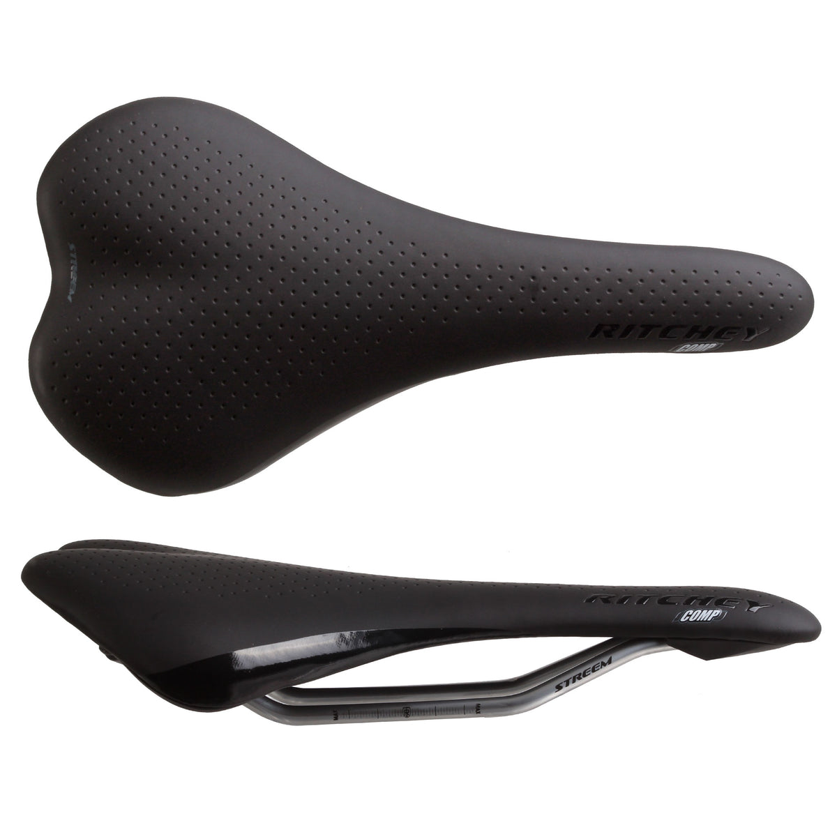 Ritchey Comp Streem Saddle - Steel Black 132mm