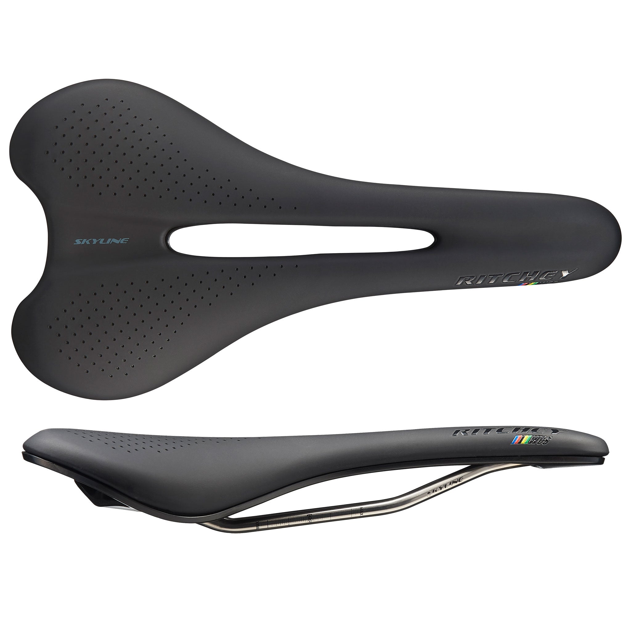 Ritchey WCS Skyline Saddle - Stainless Steel Black