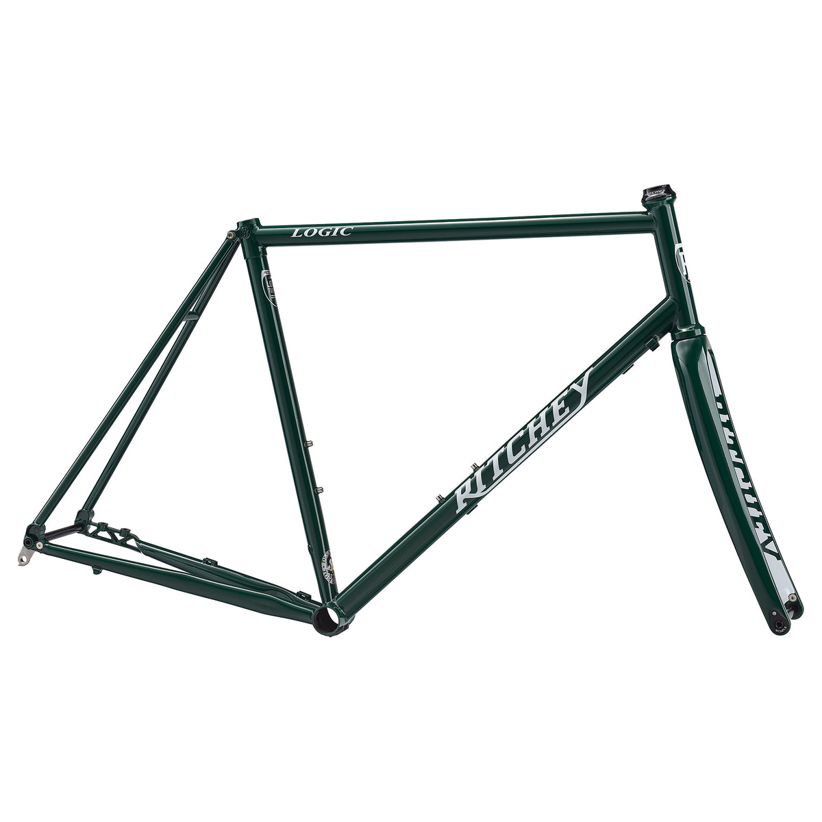 Ritchey Road Logic Disc Frameset - 700c Steel Green 51cm