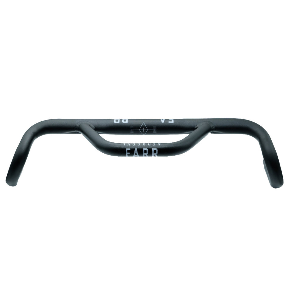 Ridefarr Aero Gravel Alloy Handlebar (31.8) 44cm Black