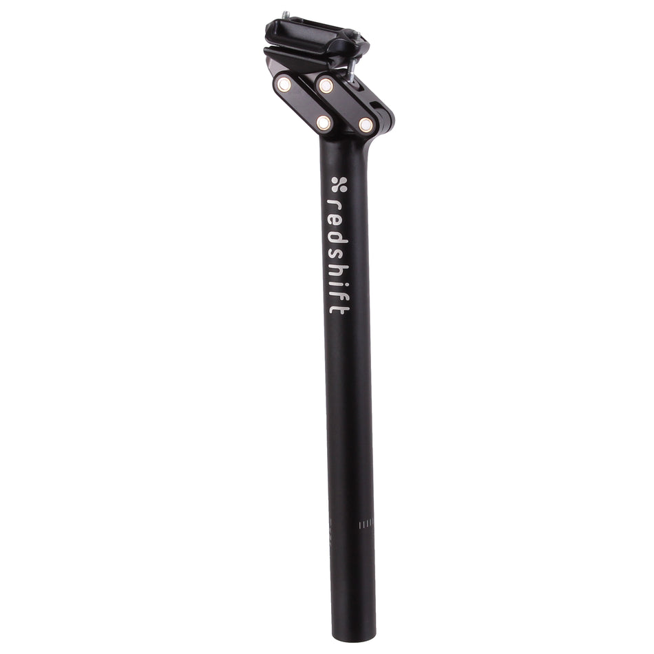 Redshift Sports Dual-Position Seatpost - Aluminum 27.2 x 350mm Black
