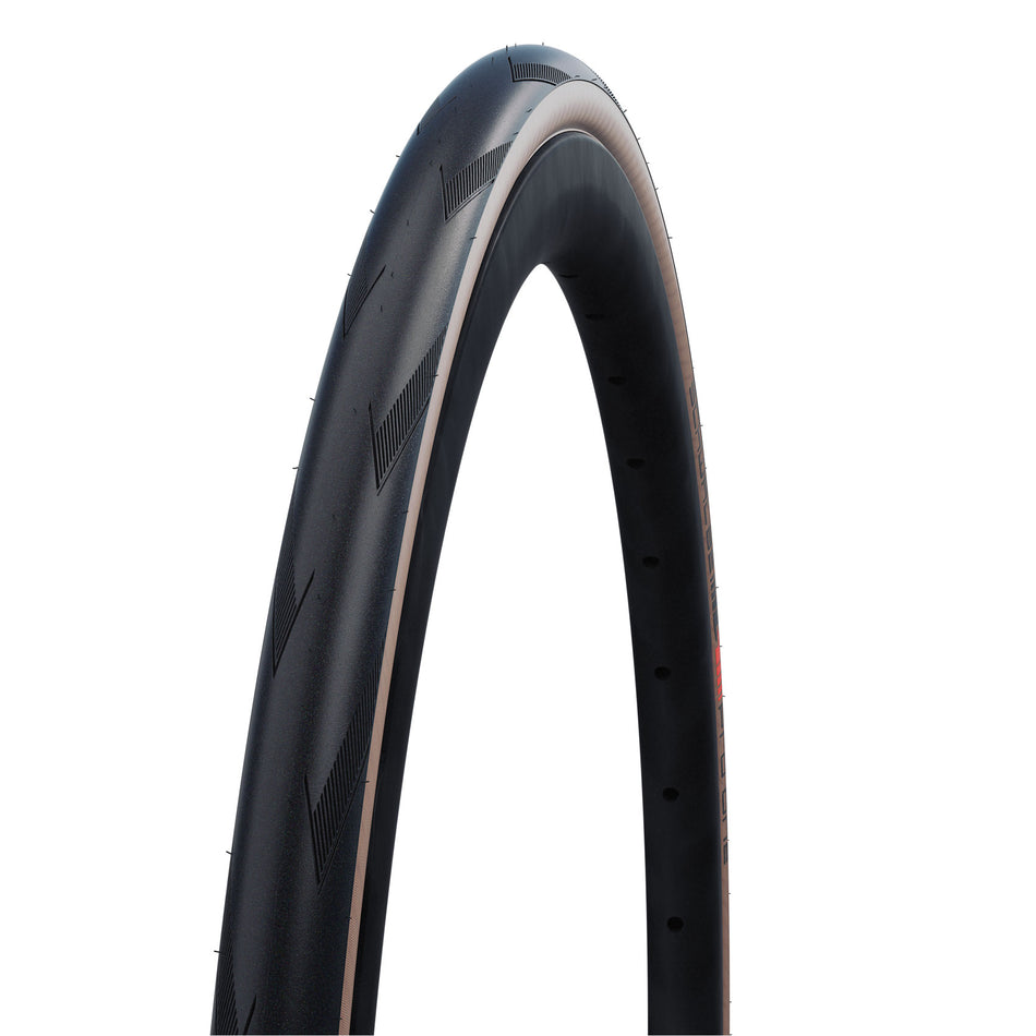 Schwalbe Pro One Tire - 700 x 30 Tubeless Folding BLK/Transparent Evolution Super Race Addix Race V-Guard