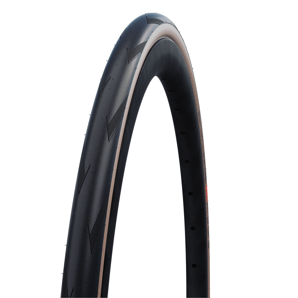 Schwalbe Pro One Tire - 700 x 25 Tubeless Folding BLK/Transparent Evolution Super Race Addix Race V-Guard