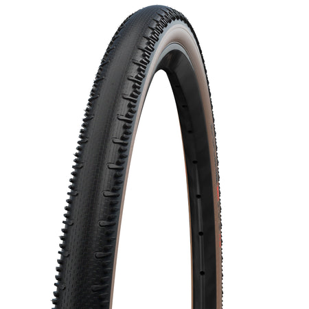 Schwalbe G-One RS Tire - 700 x 50 Tubeless Folding BLK/Transparent Evolution Line Pro Addix Race
