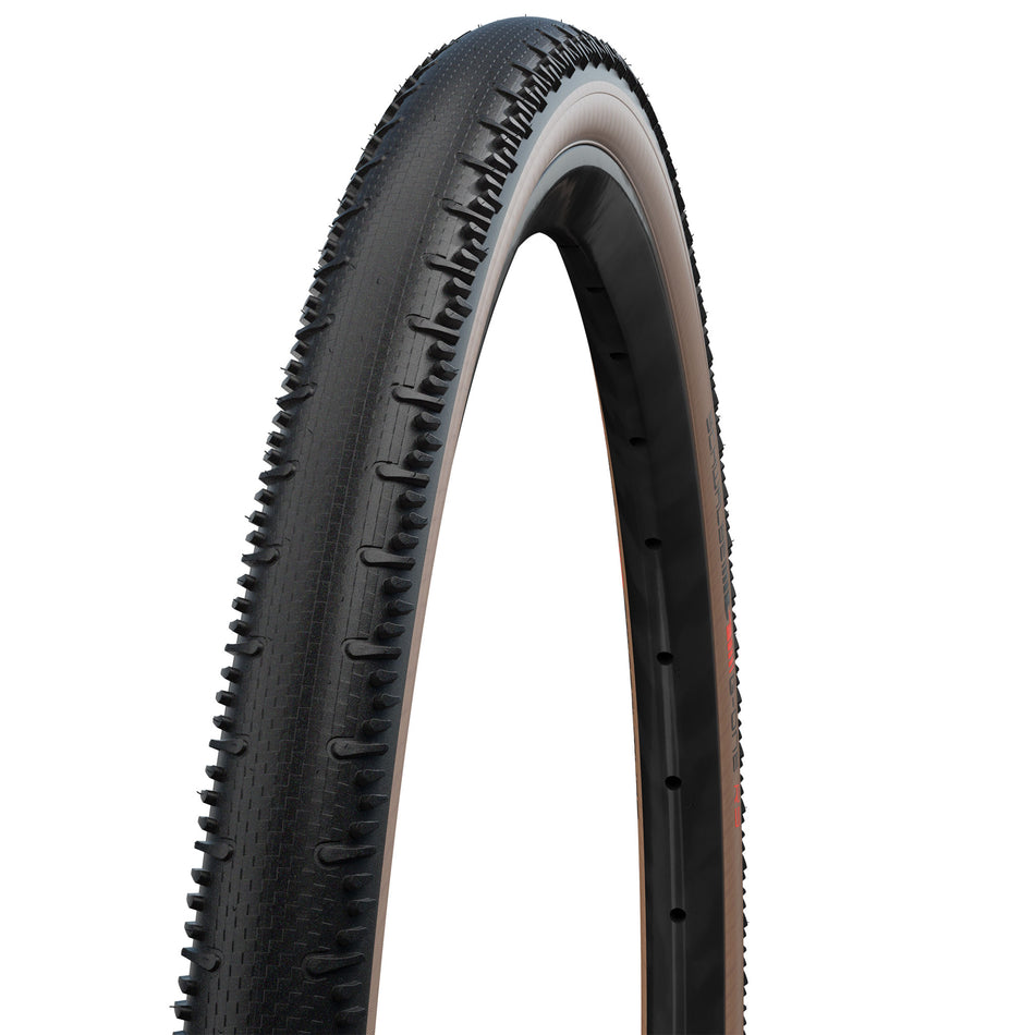 Schwalbe G-One RS Tire - 700 x 50 Tubeless Folding BLK/Transparent Evolution Line Pro Addix Race