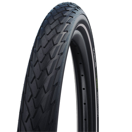 Schwalbe Green Marathon Tire - 700 x 50 Clincher Wire BLK/Reflective Performance Line GreenGuard Addix